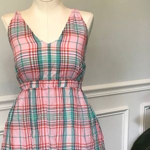 Plaid J. Crew dress